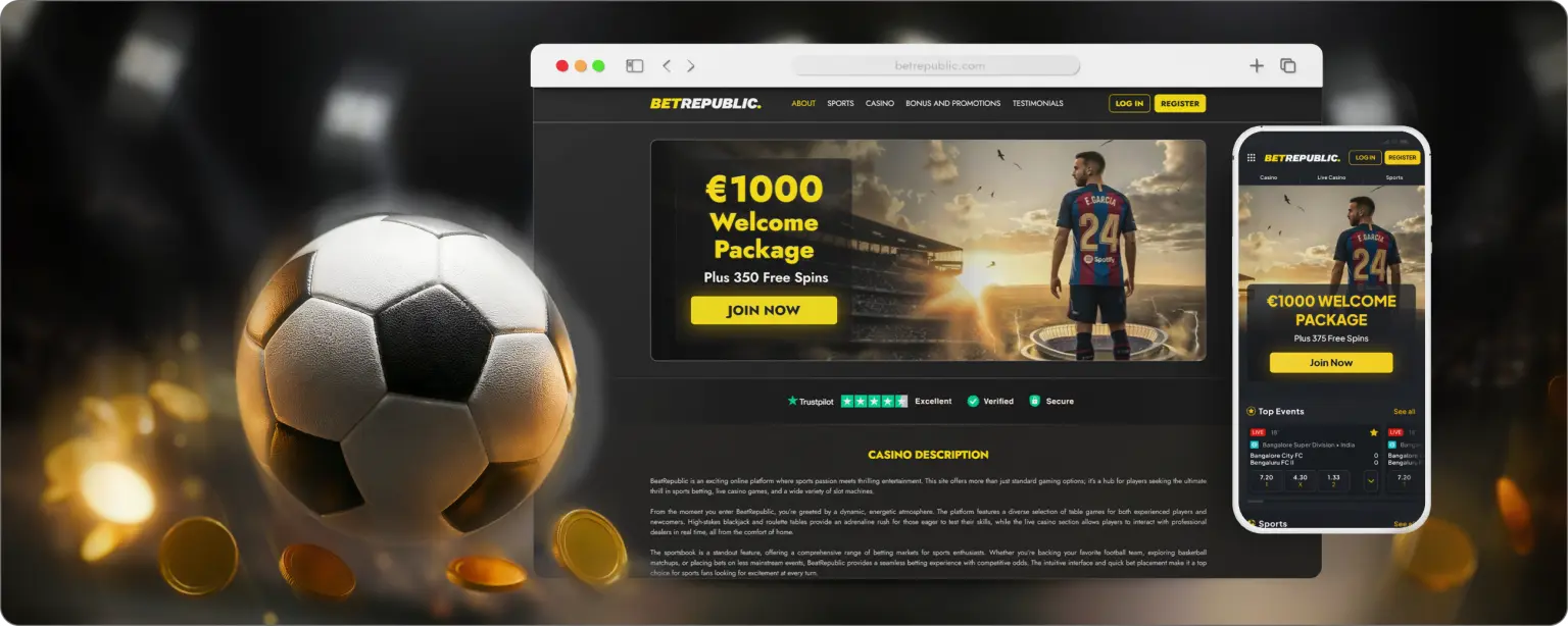 Bet Republic Welcome Offer